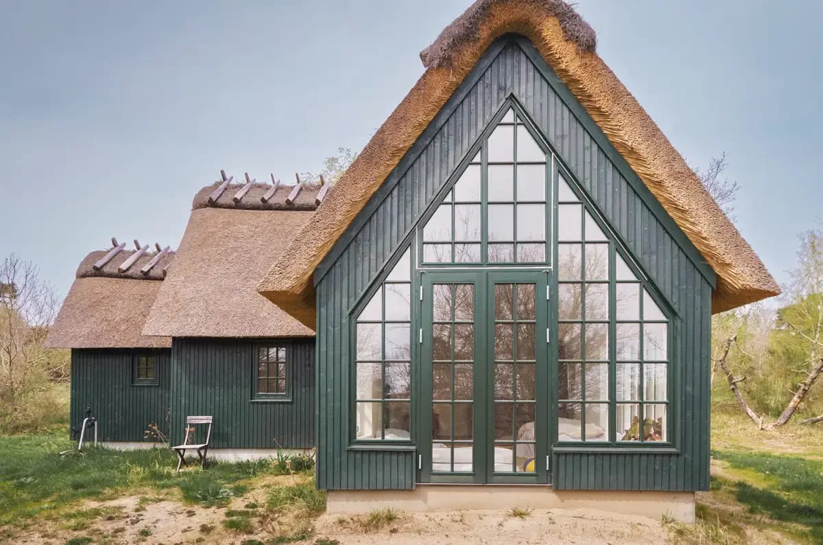 Sommerhus tilbygning i Tibirke Bakker – træbyggeri